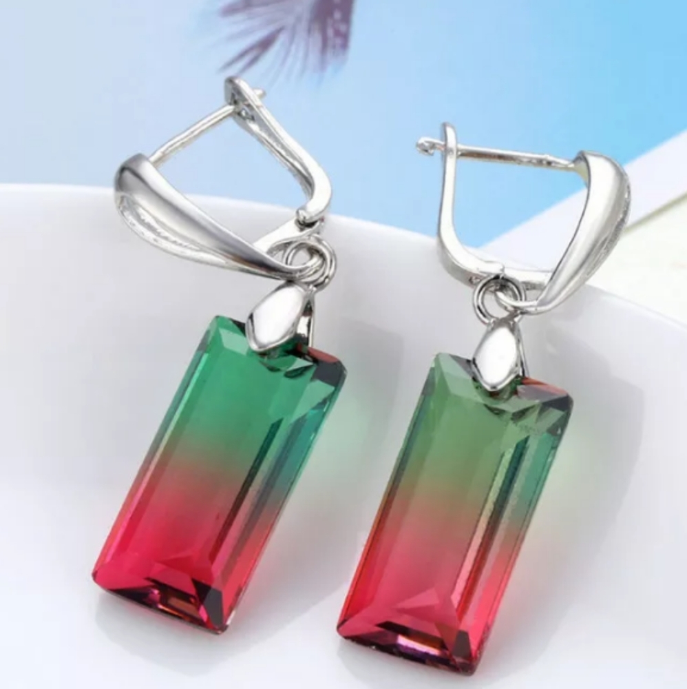 Ombre Crystal earrings